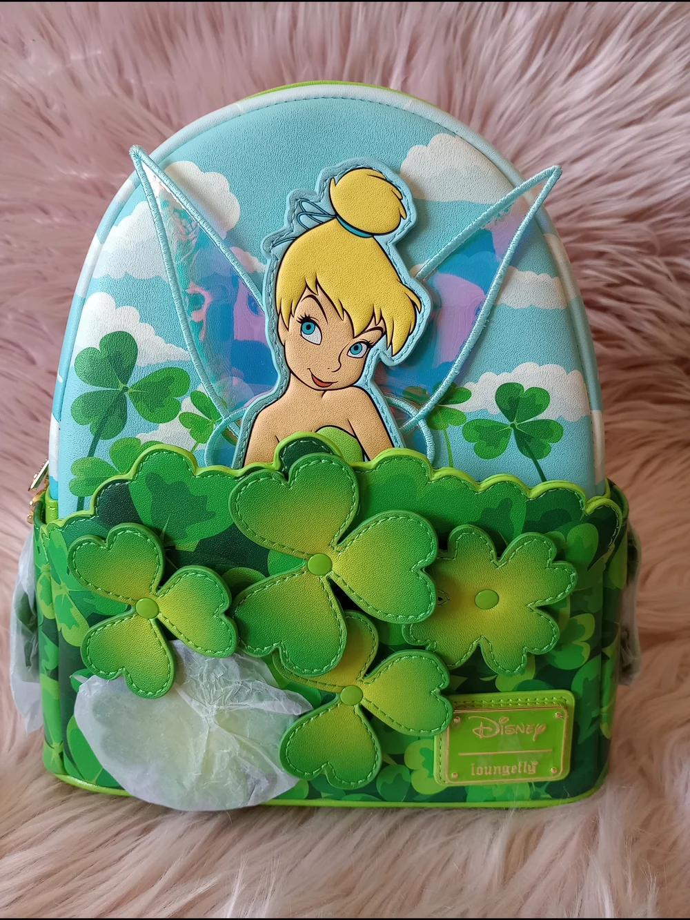 Peter Pan Tinker Bell Exclusive Clover Mini Backpack